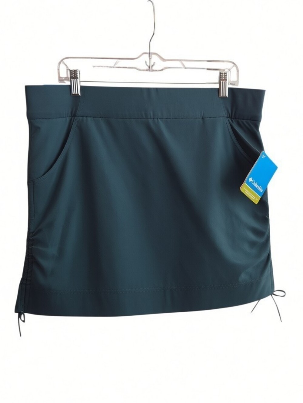 Columbia Omni-Shade UPF 50 Skort Teal Athletic Hiking Golf Skirt Size XL NWT